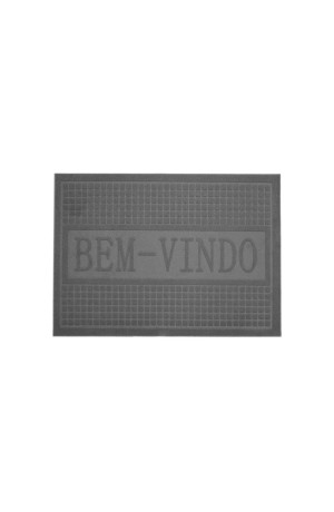 Tapete Bem Vindo Cinza
