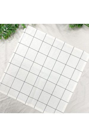 Guardanapo Grid Cru