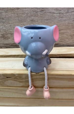 Enfeite Elefante Porcelana