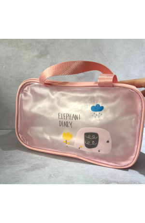 Necessaire Multiuso Rosa Média