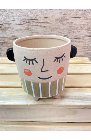 Vaso Resina Grande Verde