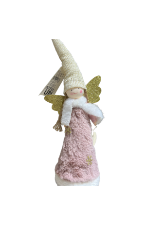 Enfeite Anjinho Rosa Decorativo