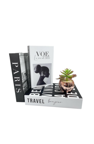 Caixa Livro Decorativa c/3pçs - Travel