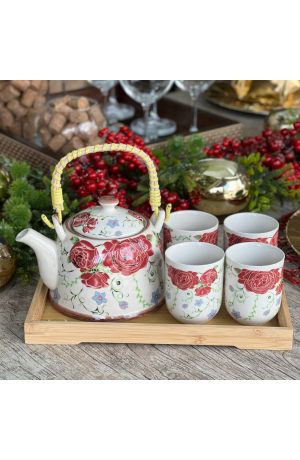 Copo Chinês para Chá de Porcelana 100ml - Mod.5