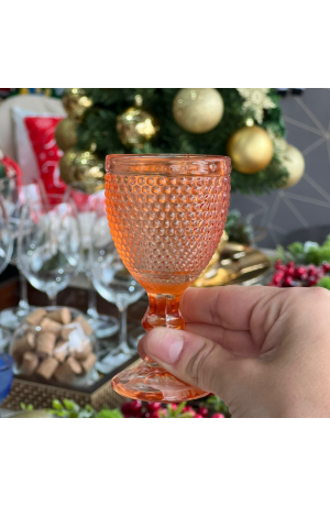 Taça Laranja Bardot em Vidro 60ml