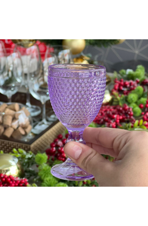 Taça Roxa Bardot em Vidro 60ml