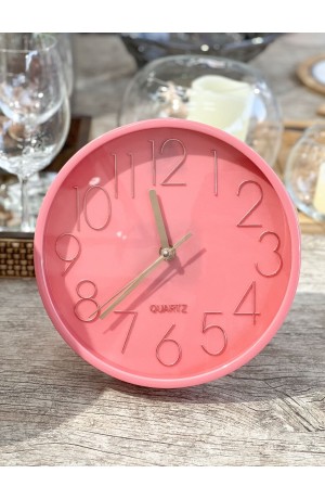 Relógio Rosa de Parede