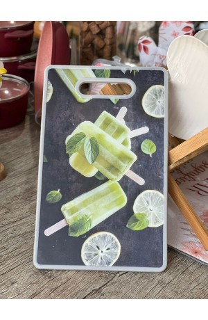 Tabua de Corte em Plástico - Sorvete de Limao