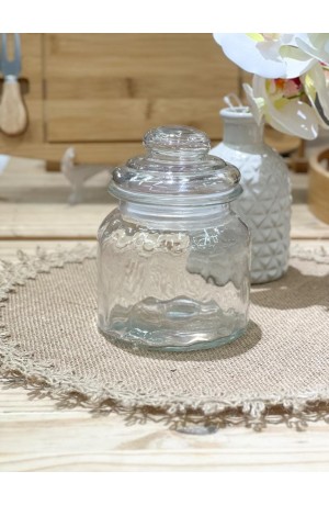 Pote de Vidro com Tampa Hermetica 720ml Mod 2