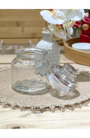 Pote de Vidro com Tampa Hermetica 720ml Mod 2