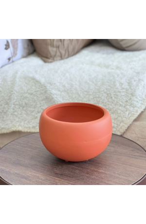 Cachepot Bowl G Jade Terracota em Cerâmica