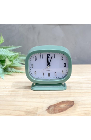 Relógio de Mesa Quadrado -  Verde