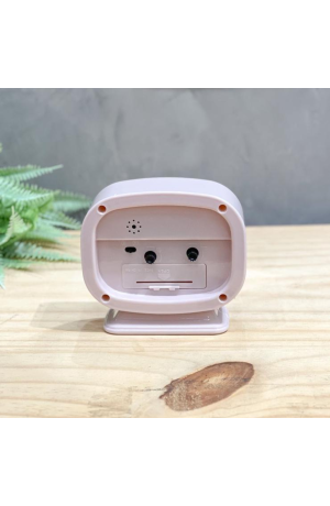 Relógio de Mesa Quadrado -  Rosa