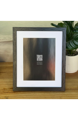 Porta Retrato Preto de MDF - 15cm X 20cm