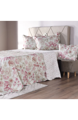 Kit Cobre Leito Lady Casal 3 peças 2,10x2,30m - Primavera
