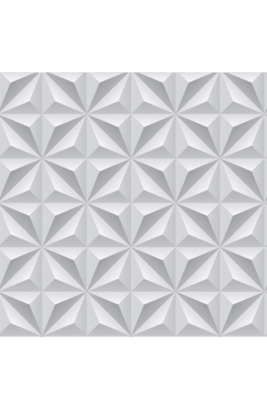 Papel de Parede 3D Cinza e Branco Autoadesivo 