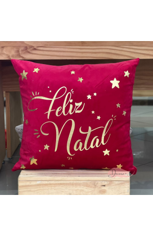 Capa de Almofada Vermelha 