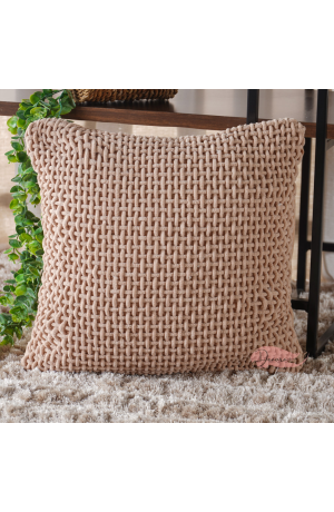 Capa de Almofada Trama Champagne 45x45cm