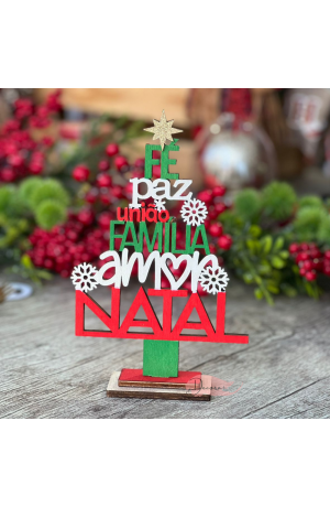 Árvore Decorativa de Natal 18,5x11,4cm Mod 2