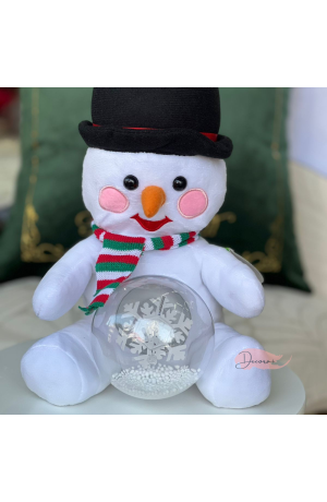 Boneco de Neve Decorativo Musical 26,5cm