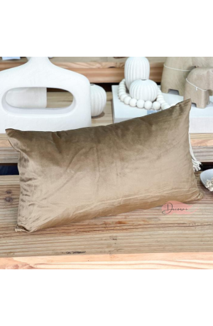 Capa de Almofada Retangular Marrom 30x50cm