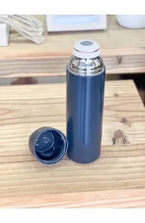 Garrafa Térmica Parede Dupla de Inox  Preta - 500ml