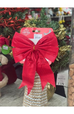 Enfeite de Natal -  Laço Vermelho