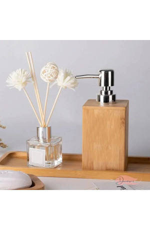 Porta Sabonete Liquido de Bambu