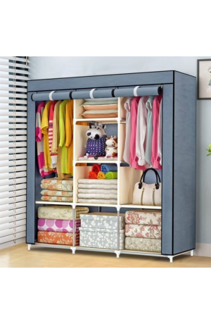 Guarda Roupas Cinza Desmotavel Mobilis - 130cm X 45cm X 170cm