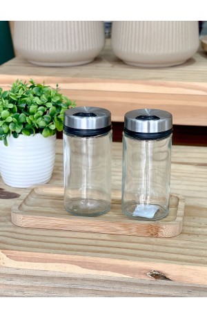 Kit Porta tempero com 2 peças
