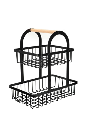 Fruteira Preta de Metal