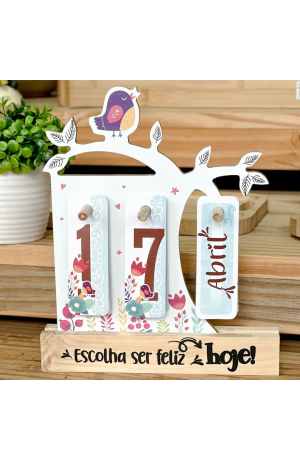 Calendário de Madeira  