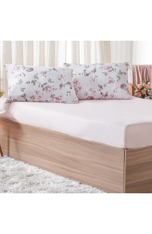 Jogo de Cama 150 Fios - Casal 3 peças Rosa