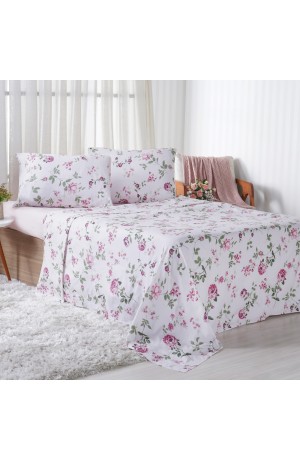 Jogo de Cama Duplo 150 Fios - Queen 4 peças Giardino