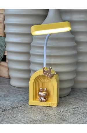 Luminária de Led Pequena  Ursinho - Amarela