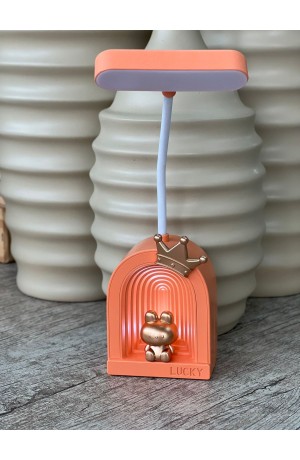 Luminária de Led Pequena Ursinho  - Laranja