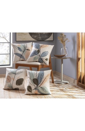 Capa de Almofada Floral Dalia / 43cm X 43cm - Mod. 1