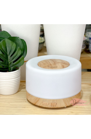 Difusor de Aromas Ultrassônico Bivolt  c/ Controle - Redondo 500ml