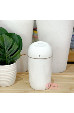 Mini Umidificador/Difusor de Ar Ultrassônico Usb - Branco 350ml