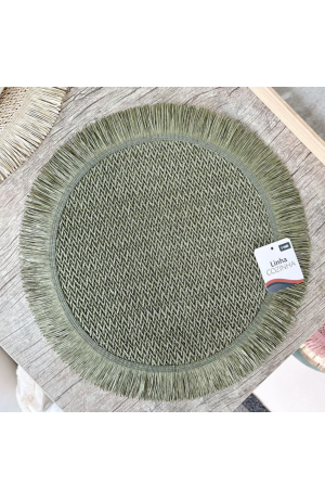 Jogo Americano Palha Verde - 37cm