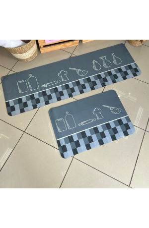 Kit Passadeira / Tapete de Cozinha 2 Peças  