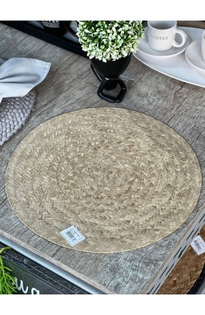 Jogo Americano de Palha  Claro - 38cm