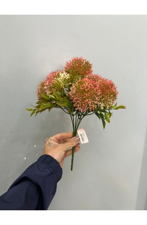 Buquê de Allium Vermelho - 31cm ( Artificial )