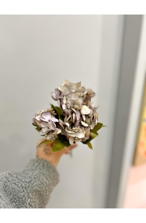 Mini buquê de Hortênsia Lilás - 30cm (Artificial )