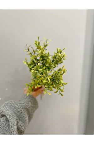 Buquê de Arruda Verde c/ Amarelo - 34 cm (Artificial)