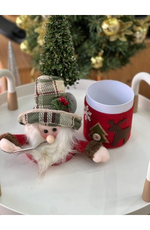 Caixa Decorativa de Natal - Papai Noel