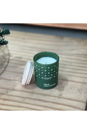 Vela Perfumada Lichia e Chá Branco Verde