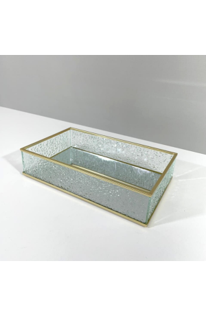 Bandeja de Vidro Jateado Pequena