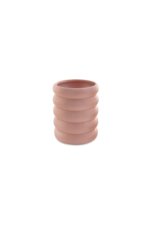 Cachepot Rosa em Ceramica P