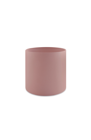 Cachepot Rosa Redondo em Metal P